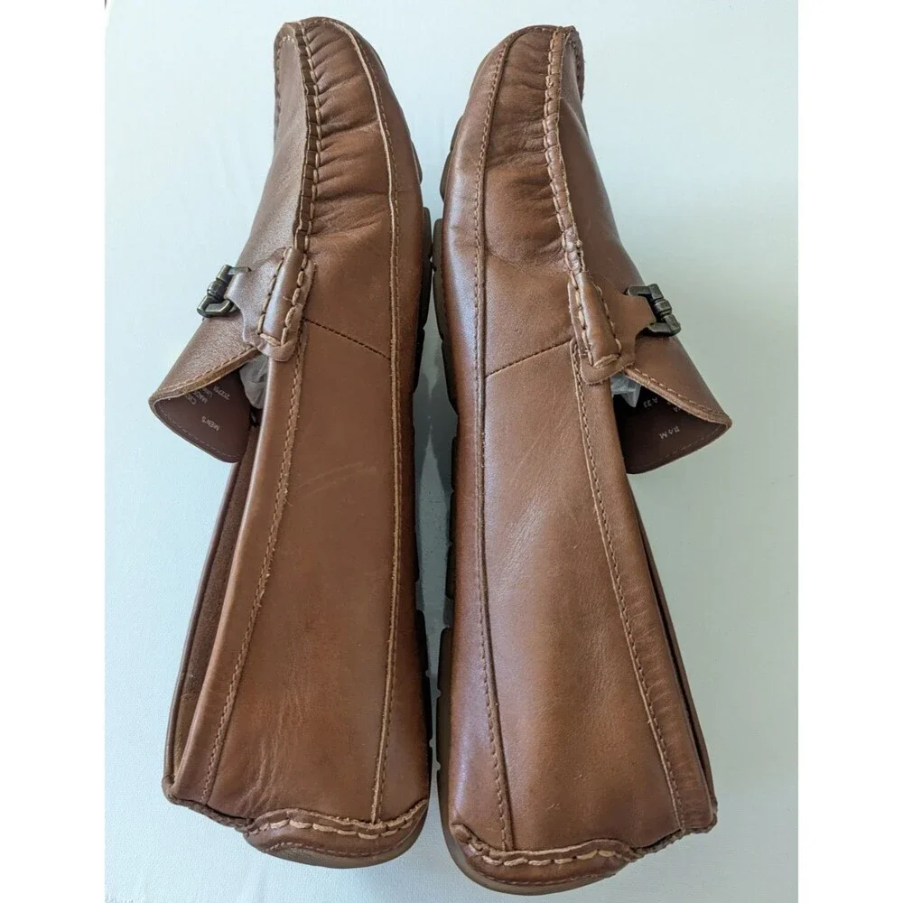 Cole Haan Wyatt Bit Driver Men's Loafers British Tan Leather Size 11.5